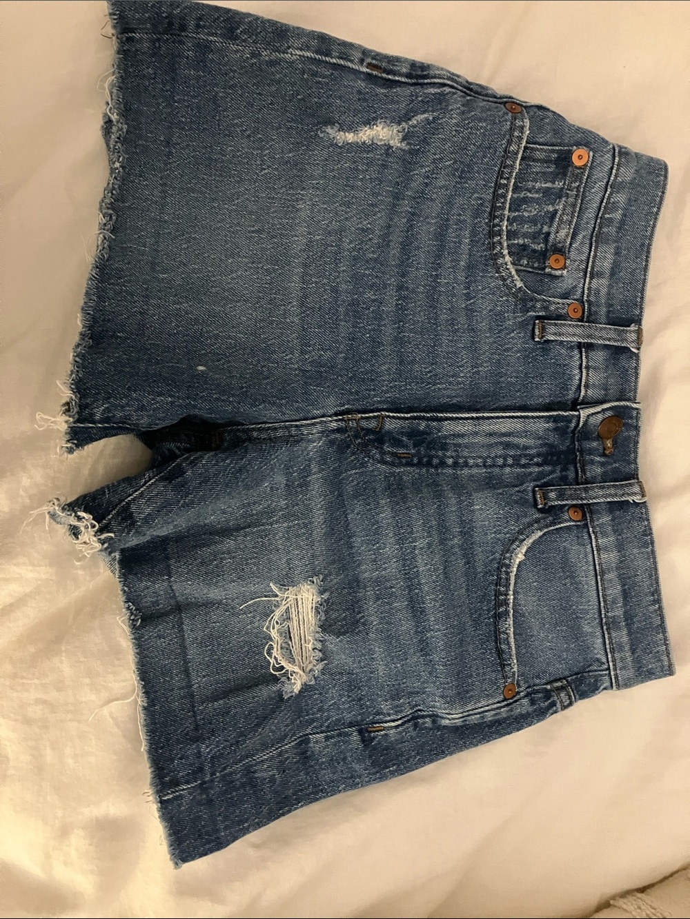 Madewell highrise denim shorts